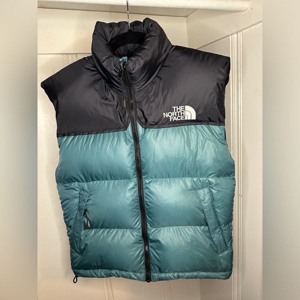 The North Face Jacket Women’s Small P Green Nuptse 700 Goose Down Puffer Vest